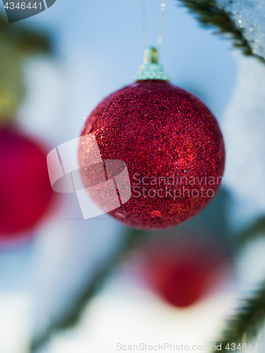 Image of christmas tree ball decoration