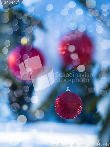 Image of christmas tree ball decoration