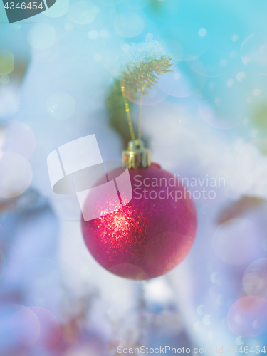 Image of christmas tree ball decoration