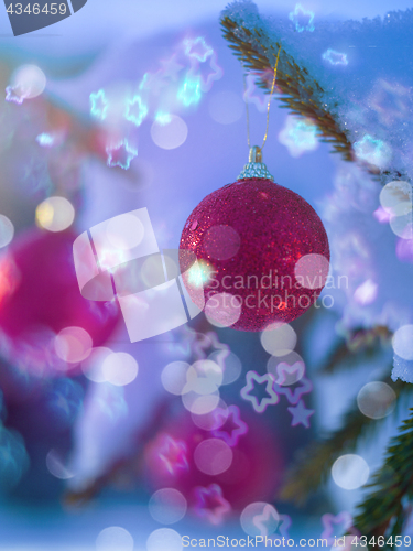 Image of christmas tree ball decoration