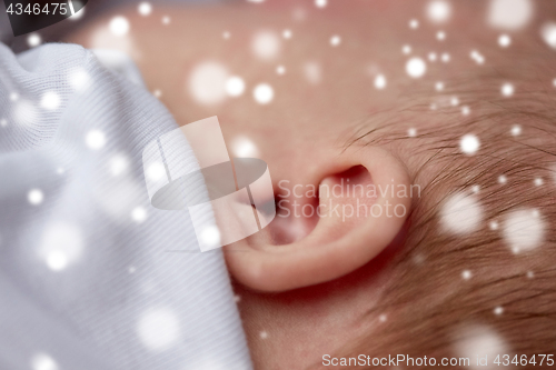 Image of close up of baby ear