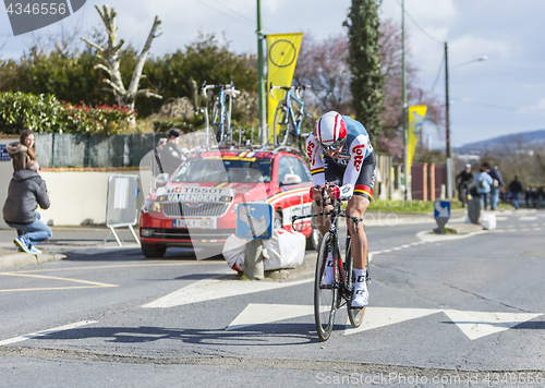 Image of The Cyclist Jelle Vanendert - Paris-Nice 2016 