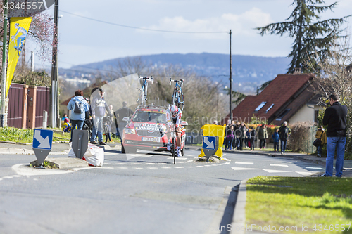 Image of The Cyclist Jelle Vanendert - Paris-Nice 2016 