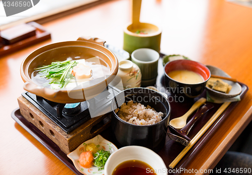 Image of Japanese meal, Tofu cuisine