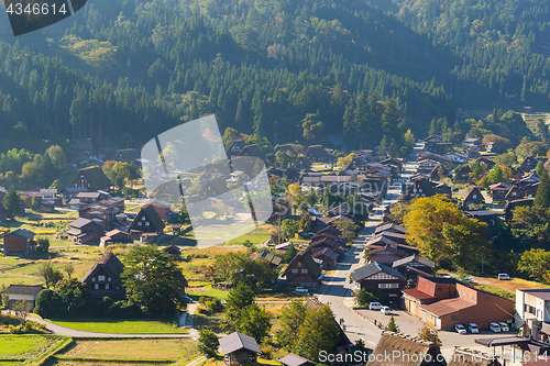 Image of Japanese Shirakawago village