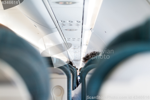 Image of Interior of airplane