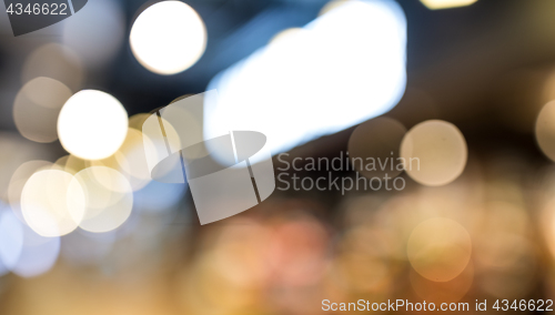 Image of Blur view of shopping mall