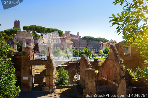 Image of Roman forum, Italy