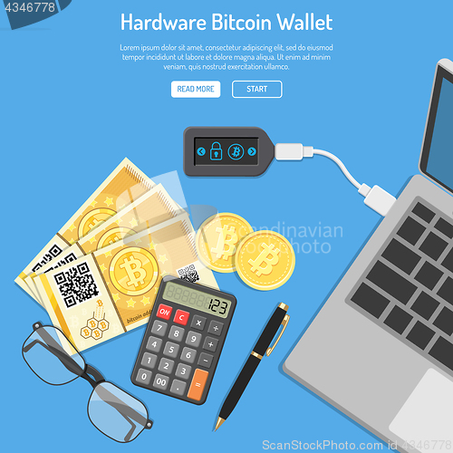 Image of Crypto currency bitcoin technology concept