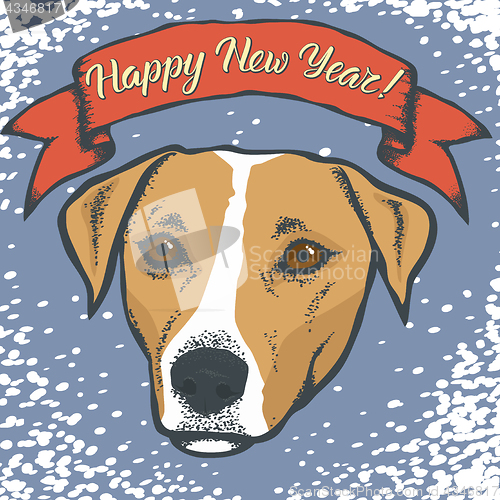 Image of Year of the dog vector concept