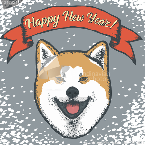 Image of Year of the dog vector concept