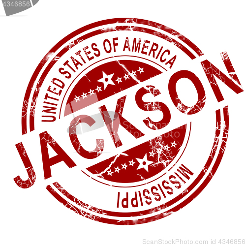 Image of Jackson stamp with white background
