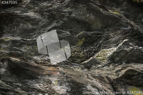 Image of Mountain rocks closeup texture