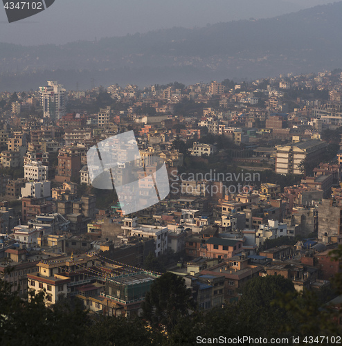 Image of Kathmandu panoramic view from Swayambhunath