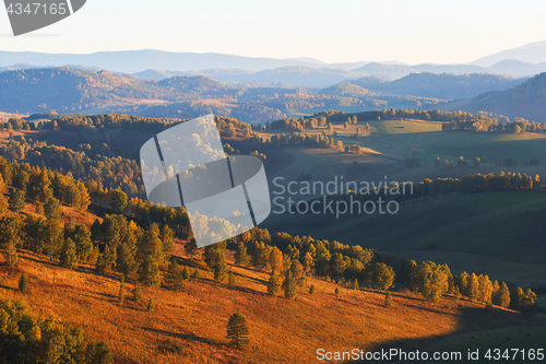 Image of Beauty dawn in the mountains
