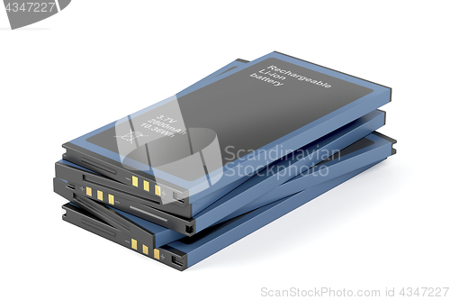 Image of Group of rechargeable Li-ion batteries