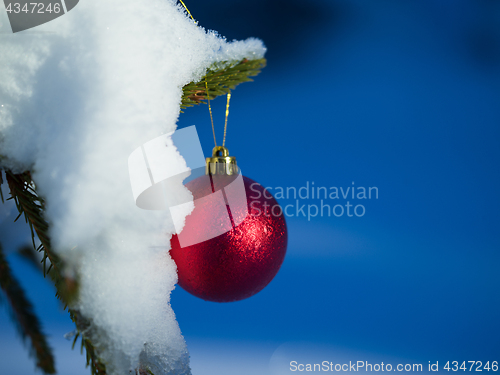 Image of christmas tree ball decoration