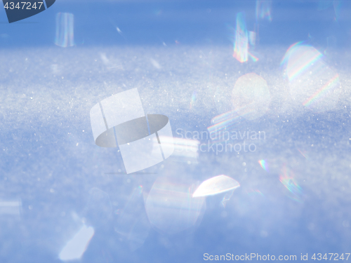 Image of abstract snow background texture
