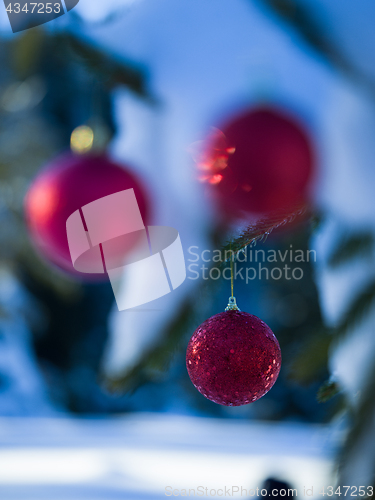 Image of christmas tree ball decoration