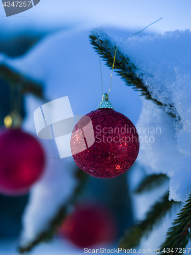 Image of christmas tree ball decoration