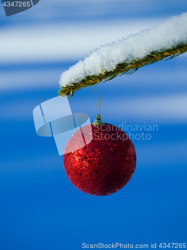 Image of christmas tree ball decoration