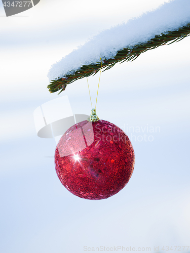 Image of christmas tree ball decoration