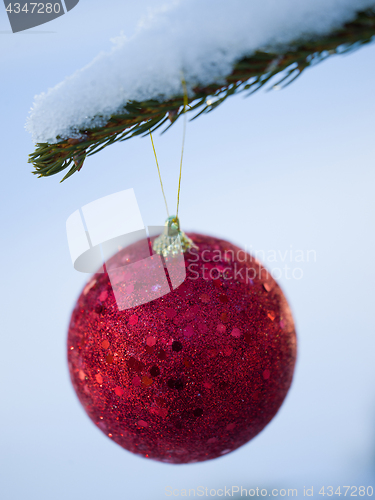 Image of christmas tree ball decoration