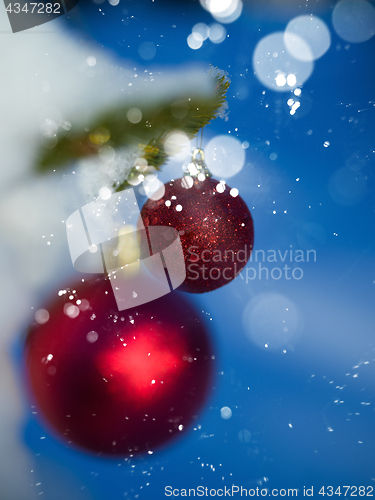 Image of christmas tree ball decoration