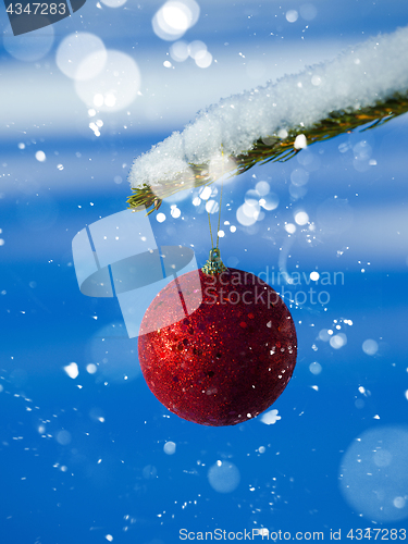 Image of christmas tree ball decoration