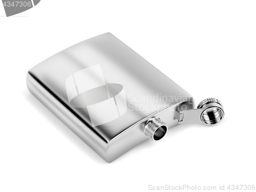 Image of Hip flask on white