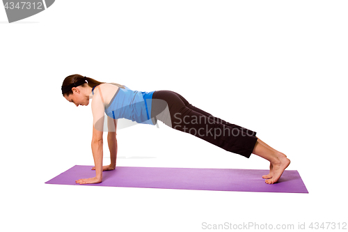 Image of Woman in Yoga Position