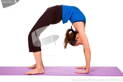 Image of Woman in Yoga Position