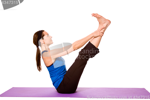 Image of Woman in Yoga Position