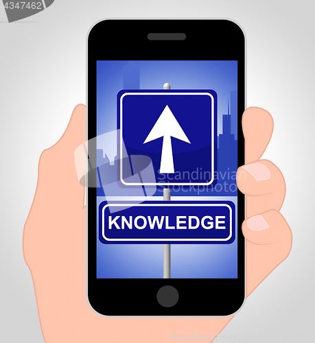 Image of Knowledge Online Shows Expertise Internet And Wise