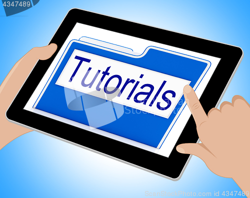 Image of Tutorials File Indicates Organization Correspondence And Files T