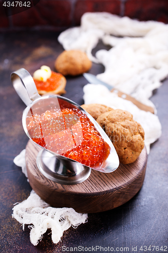 Image of red caviar