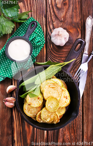 Image of fried zucchini