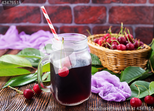 Image of cherry and juice