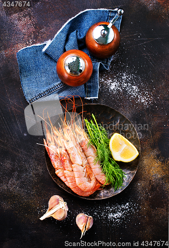 Image of boiled shrimps