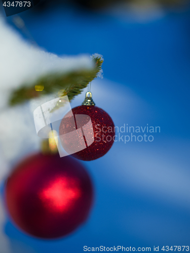 Image of christmas tree ball decoration