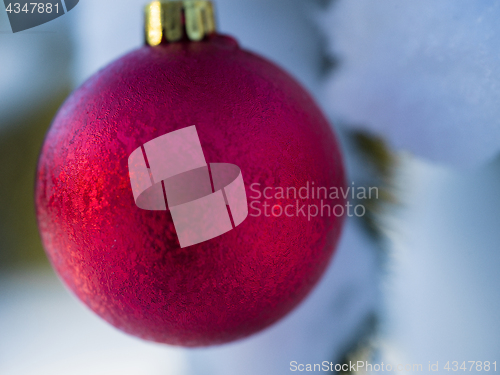 Image of christmas tree ball decoration