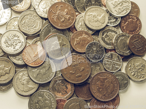 Image of Vintage Pound coins