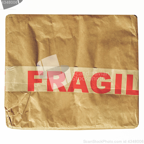 Image of Vintage looking Fragile picture
