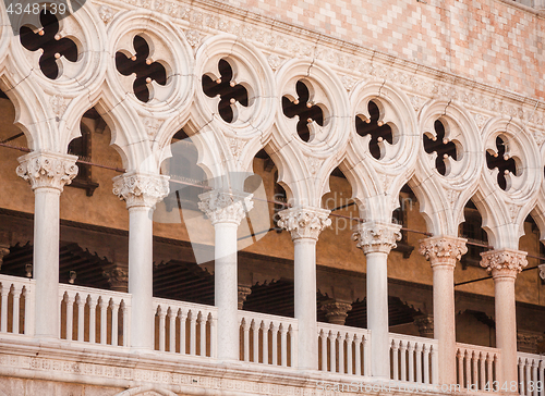 Image of Venice, Italy - Columns perspective