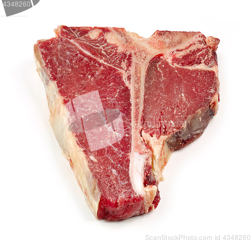 Image of raw T bone steak