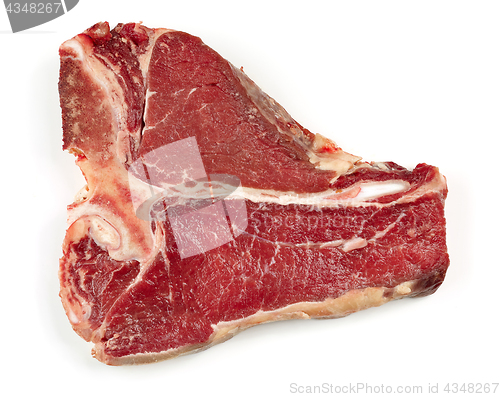 Image of raw T bone steak