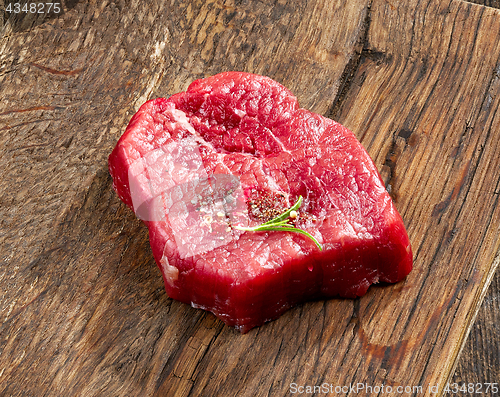 Image of fresh raw fillet steak