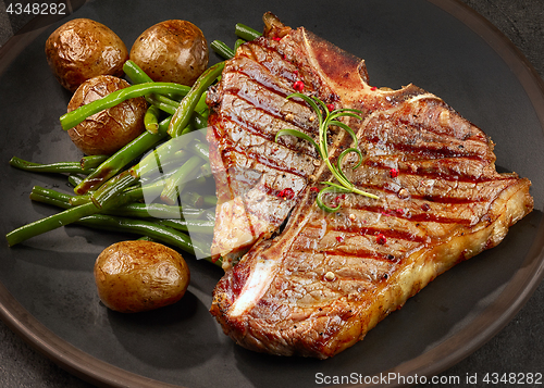 Image of freshly grilled T bone steak