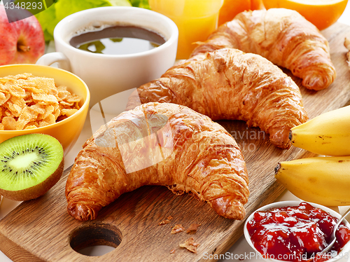 Image of freshly baked croissants