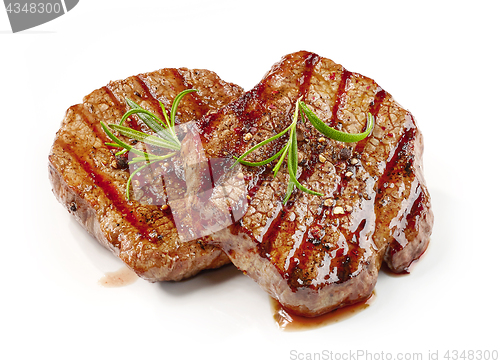 Image of freshly grilled steaks